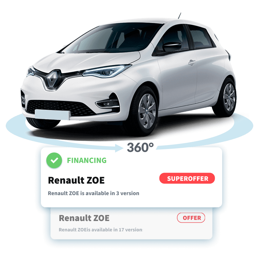 You can compare different offers for one or more cars.